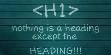 H1 heading - single or multiply