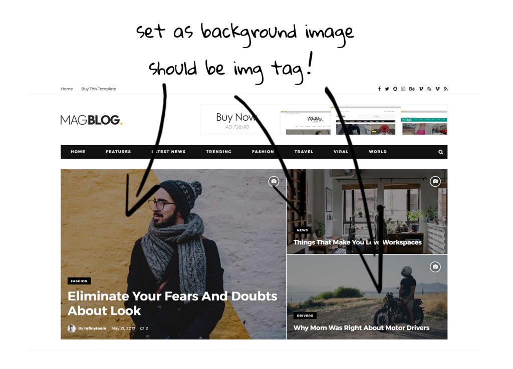 image tag in html css